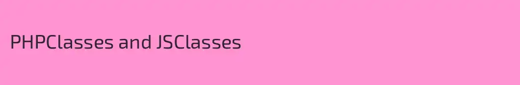 PHPClasses and JSClasses